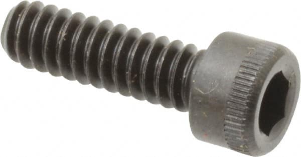 Holo-Krome - #3-48 UNC Hex Socket Drive, Socket Cap Screw - Alloy Steel, Black Oxide Finish, Fully Threaded, 3/8" Length Under Head - Americas Industrial Supply