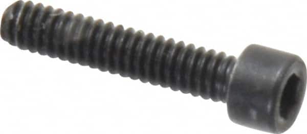 Holo-Krome - #3-48 UNC Hex Socket Drive, Socket Cap Screw - Alloy Steel, Black Oxide Finish, Fully Threaded, 1/2" Length Under Head - Americas Industrial Supply