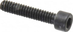 Holo-Krome - #3-48 UNC Hex Socket Drive, Socket Cap Screw - Alloy Steel, Black Oxide Finish, Fully Threaded, 1/2" Length Under Head - Americas Industrial Supply