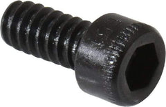 Holo-Krome - #4-40 UNC Hex Socket Drive, Socket Cap Screw - Alloy Steel, Black Oxide Finish, Fully Threaded, 1/4" Length Under Head - Americas Industrial Supply