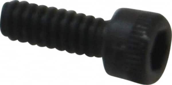 Holo-Krome - #4-40 UNC Hex Socket Drive, Socket Cap Screw - Alloy Steel, Black Oxide Finish, Fully Threaded, 5/16" Length Under Head - Americas Industrial Supply