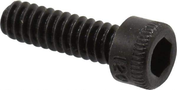 Holo-Krome - #4-40 UNC Hex Socket Drive, Socket Cap Screw - Alloy Steel, Black Oxide Finish, Fully Threaded, 3/8" Length Under Head - Americas Industrial Supply