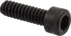 Holo-Krome - #4-40 UNC Hex Socket Drive, Socket Cap Screw - Alloy Steel, Black Oxide Finish, Fully Threaded, 3/8" Length Under Head - Americas Industrial Supply