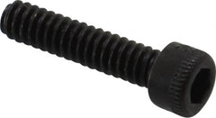 Holo-Krome - #4-40 UNC Hex Socket Drive, Socket Cap Screw - Alloy Steel, Black Oxide Finish, Fully Threaded, 1/2" Length Under Head - Americas Industrial Supply