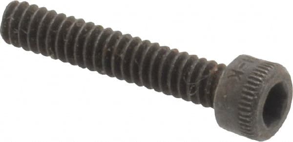 Holo-Krome - #4-40 UNC Hex Socket Drive, Socket Cap Screw - Alloy Steel, Black Oxide Finish, Fully Threaded, 5/8" Length Under Head - Americas Industrial Supply