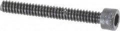 Holo-Krome - #4-40 UNC Hex Socket Drive, Socket Cap Screw - Alloy Steel, Black Oxide Finish, Fully Threaded, 7/8" Length Under Head - Americas Industrial Supply