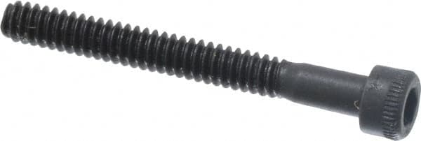 Holo-Krome - #4-40 UNC Hex Socket Drive, Socket Cap Screw - Alloy Steel, Black Oxide Finish, Partially Threaded, 1" Length Under Head - Americas Industrial Supply