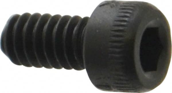 Holo-Krome - #5-40 UNC Hex Socket Drive, Socket Cap Screw - Alloy Steel, Black Oxide Finish, Fully Threaded, 1/4" Length Under Head - Americas Industrial Supply