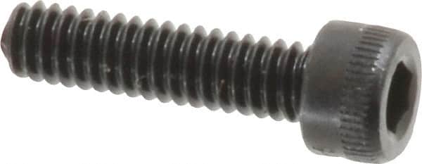 Holo-Krome - #5-40 UNC Hex Socket Drive, Socket Cap Screw - Alloy Steel, Black Oxide Finish, Fully Threaded, 1/2" Length Under Head - Americas Industrial Supply