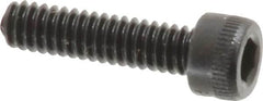 Holo-Krome - #5-40 UNC Hex Socket Drive, Socket Cap Screw - Alloy Steel, Black Oxide Finish, Fully Threaded, 1/2" Length Under Head - Americas Industrial Supply