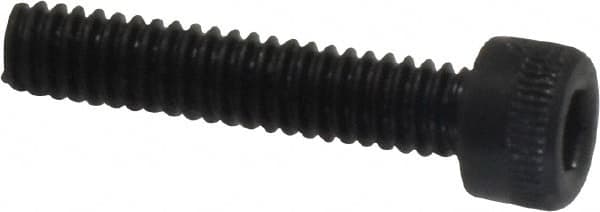 Holo-Krome - #5-40 UNC Hex Socket Drive, Socket Cap Screw - Alloy Steel, Black Oxide Finish, Fully Threaded, 5/8" Length Under Head - Americas Industrial Supply