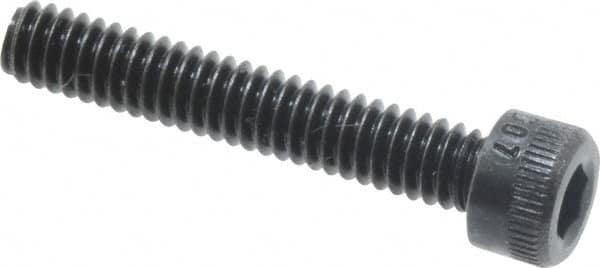 Holo-Krome - #5-40 UNC Hex Socket Drive, Socket Cap Screw - Alloy Steel, Black Oxide Finish, Fully Threaded, 3/4" Length Under Head - Americas Industrial Supply