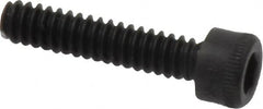 Holo-Krome - #6-32 UNC Hex Socket Drive, Socket Cap Screw - Alloy Steel, Black Oxide Finish, Fully Threaded, 5/8" Length Under Head - Americas Industrial Supply