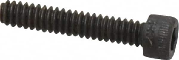 Holo-Krome - #6-32 UNC Hex Socket Drive, Socket Cap Screw - Alloy Steel, Black Oxide Finish, Fully Threaded, 3/4" Length Under Head - Americas Industrial Supply