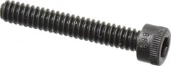 Holo-Krome - #6-32 UNC Hex Socket Drive, Socket Cap Screw - Alloy Steel, Black Oxide Finish, Fully Threaded, 7/8" Length Under Head - Americas Industrial Supply