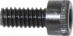 Holo-Krome - #8-32 UNC Hex Socket Drive, Socket Cap Screw - Alloy Steel, Black Oxide Finish, Fully Threaded, 3/8" Length Under Head - Americas Industrial Supply