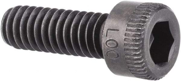 Holo-Krome - #8-32 UNC Hex Socket Drive, Socket Cap Screw - Alloy Steel, Black Oxide Finish, Fully Threaded, 1/2" Length Under Head - Americas Industrial Supply
