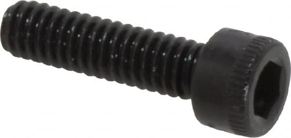 Holo-Krome - #8-32 UNC Hex Socket Drive, Socket Cap Screw - Alloy Steel, Black Oxide Finish, Fully Threaded, 5/8" Length Under Head - Americas Industrial Supply
