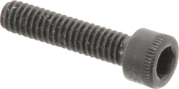 Holo-Krome - #8-32 UNC Hex Socket Drive, Socket Cap Screw - Alloy Steel, Black Oxide Finish, Fully Threaded, 3/4" Length Under Head - Americas Industrial Supply