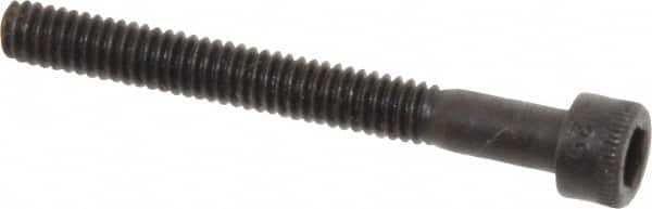 Holo-Krome - #8-32 UNC Hex Socket Drive, Socket Cap Screw - Alloy Steel, Black Oxide Finish, Partially Threaded, 1-1/2" Length Under Head - Americas Industrial Supply