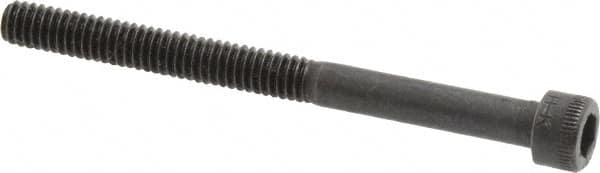 Holo-Krome - #8-32 UNC Hex Socket Drive, Socket Cap Screw - Alloy Steel, Black Oxide Finish, Partially Threaded, 2" Length Under Head - Americas Industrial Supply
