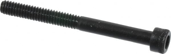 Holo-Krome - #8-32 UNC Hex Socket Drive, Socket Cap Screw - Alloy Steel, Black Oxide Finish, Partially Threaded, 1-3/4" Length Under Head - Americas Industrial Supply
