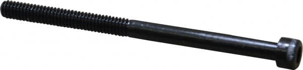 Holo-Krome - #8-32 UNC Hex Socket Drive, Socket Cap Screw - Alloy Steel, Black Oxide Finish, Partially Threaded, 2-1/2" Length Under Head - Americas Industrial Supply