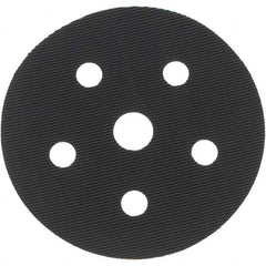 Dynabrade - 5" Diam, Round, Hook & Loop Face, Conversion Backing Pad - Random Orbital Sander Compatible, Adhesive/PSA Back, Vacuum Pad - Americas Industrial Supply