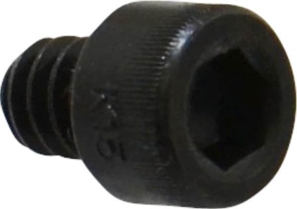 Holo-Krome - #10-24 UNC Hex Socket Drive, Socket Cap Screw - Alloy Steel, Black Oxide Finish, Fully Threaded, 1/4" Length Under Head - Americas Industrial Supply