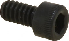 Holo-Krome - #10-24 UNC Hex Socket Drive, Socket Cap Screw - Alloy Steel, Black Oxide Finish, Fully Threaded, 3/8" Length Under Head - Americas Industrial Supply