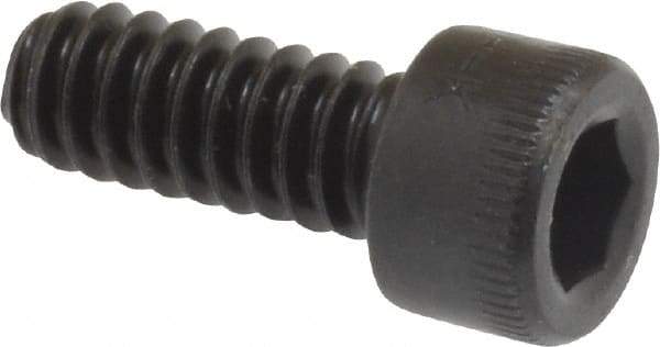 Holo-Krome - #10-24 UNC Hex Socket Drive, Socket Cap Screw - Alloy Steel, Black Oxide Finish, Fully Threaded, 1/2" Length Under Head - Americas Industrial Supply