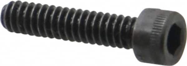Holo-Krome - #10-24 UNC Hex Socket Drive, Socket Cap Screw - Alloy Steel, Black Oxide Finish, Fully Threaded, 7/8" Length Under Head - Americas Industrial Supply