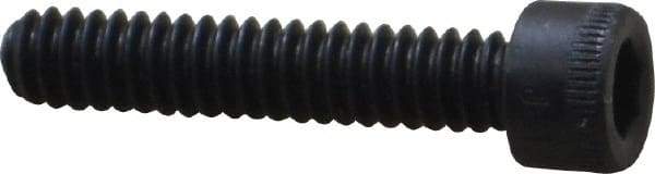 Holo-Krome - #10-24 UNC Hex Socket Drive, Socket Cap Screw - Alloy Steel, Black Oxide Finish, Fully Threaded, 1" Length Under Head - Americas Industrial Supply