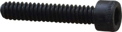 Holo-Krome - #10-24 UNC Hex Socket Drive, Socket Cap Screw - Alloy Steel, Black Oxide Finish, Fully Threaded, 1" Length Under Head - Americas Industrial Supply