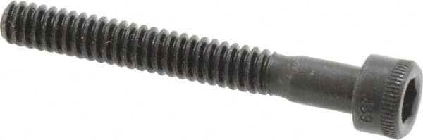 Holo-Krome - #10-24 UNC Hex Socket Drive, Socket Cap Screw - Alloy Steel, Black Oxide Finish, Partially Threaded, 1-1/2" Length Under Head - Americas Industrial Supply