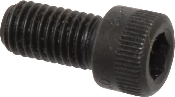 Holo-Krome - 1/4-28 UNF Hex Socket Drive, Socket Cap Screw - Alloy Steel, Black Oxide Finish, Fully Threaded, 1/2" Length Under Head - Americas Industrial Supply
