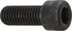 Holo-Krome - 1/4-28 UNF Hex Socket Drive, Socket Cap Screw - Alloy Steel, Black Oxide Finish, Fully Threaded, 5/8" Length Under Head - Americas Industrial Supply