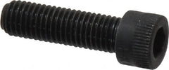 Holo-Krome - 1/4-28 UNF Hex Socket Drive, Socket Cap Screw - Alloy Steel, Black Oxide Finish, Fully Threaded, 7/8" Length Under Head - Americas Industrial Supply