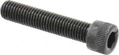 Holo-Krome - 1/4-28 UNF Hex Socket Drive, Socket Cap Screw - Alloy Steel, Black Oxide Finish, Fully Threaded, 1-1/4" Length Under Head - Americas Industrial Supply