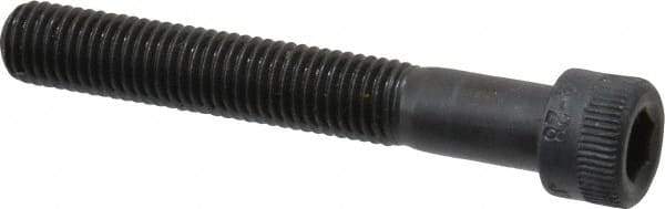 Holo-Krome - 1/4-28 UNF Hex Socket Drive, Socket Cap Screw - Alloy Steel, Black Oxide Finish, Partially Threaded, 1-3/4" Length Under Head - Americas Industrial Supply
