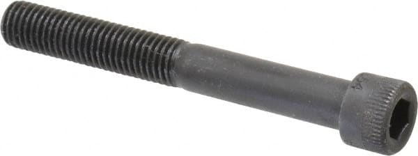Holo-Krome - 1/4-28 UNF Hex Socket Drive, Socket Cap Screw - Alloy Steel, Black Oxide Finish, Partially Threaded, 2" Length Under Head - Americas Industrial Supply
