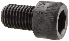 Holo-Krome - 5/16-24 UNF Hex Socket Drive, Socket Cap Screw - Alloy Steel, Black Oxide Finish, Fully Threaded, 1/2" Length Under Head - Americas Industrial Supply