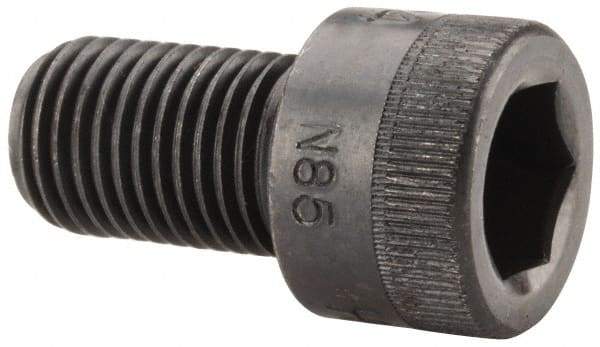 Holo-Krome - 3/8-24 UNF Hex Socket Drive, Socket Cap Screw - Alloy Steel, Black Oxide Finish, Fully Threaded, 5/8" Length Under Head - Americas Industrial Supply
