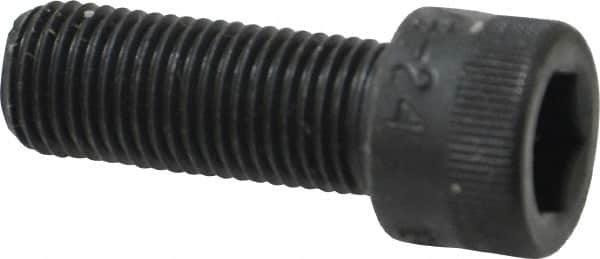 Holo-Krome - 3/8-24 UNF Hex Socket Drive, Socket Cap Screw - Alloy Steel, Black Oxide Finish, Fully Threaded, 1" Length Under Head - Americas Industrial Supply