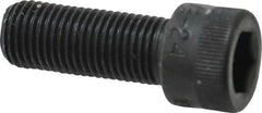 Holo-Krome - 3/8-24 UNF Hex Socket Drive, Socket Cap Screw - Alloy Steel, Black Oxide Finish, Fully Threaded, 1" Length Under Head - Americas Industrial Supply