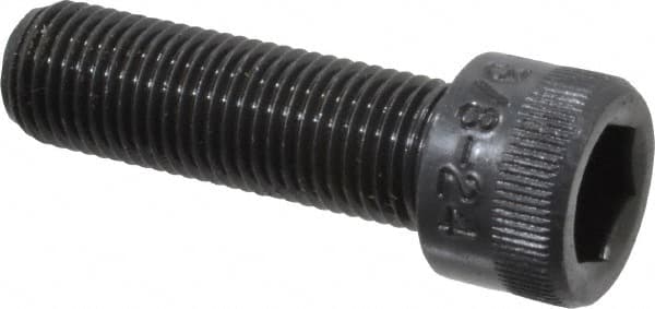 Holo-Krome - 3/8-24 UNF Hex Socket Drive, Socket Cap Screw - Alloy Steel, Black Oxide Finish, Fully Threaded, 1-1/4" Length Under Head - Americas Industrial Supply