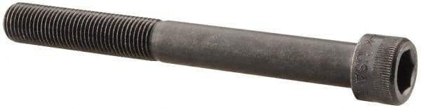Holo-Krome - 3/8-24 UNF Hex Socket Drive, Socket Cap Screw - Alloy Steel, Black Oxide Finish, Partially Threaded, 3-1/2" Length Under Head - Americas Industrial Supply