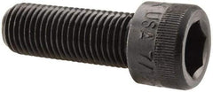 Holo-Krome - 7/16-20 UNF Hex Socket Drive, Socket Cap Screw - Alloy Steel, Black Oxide Finish, Fully Threaded, 1-1/4" Length Under Head - Americas Industrial Supply