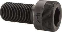 Holo-Krome - 7/16-20 UNF Hex Socket Drive, Socket Cap Screw - Alloy Steel, Black Oxide Finish, Fully Threaded, 1-1/2" Length Under Head - Americas Industrial Supply