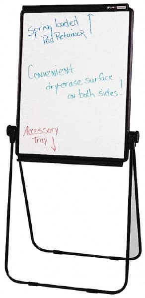 Quartet - Melamine Dry Erase Two Sided Easel with Stand - 39 to 70 Inch High - Americas Industrial Supply